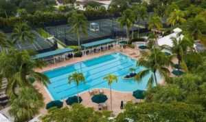 A pool you can use when  you reserve a rental at one of the best places to stay in Naples, Florida.