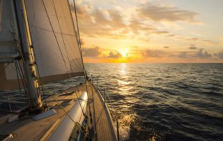A sunset sail, one of the best things to do in Naples, Florida.